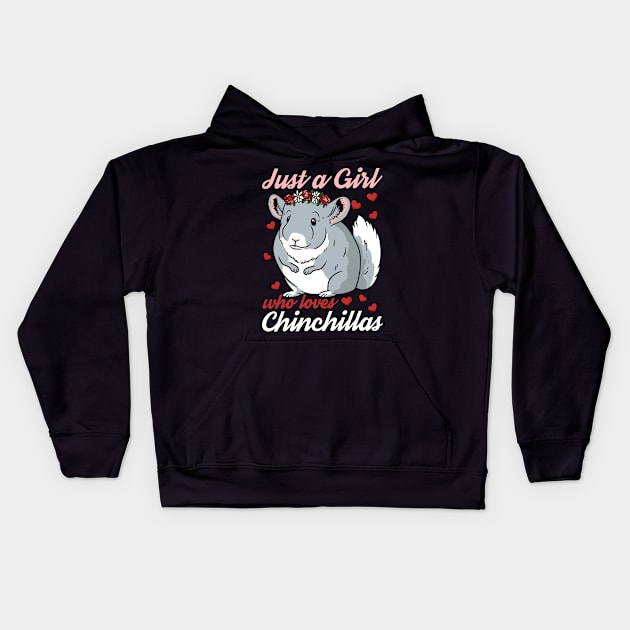 Chinchilla Chinchilla Lover Kids Hoodie by CreativeGiftShop